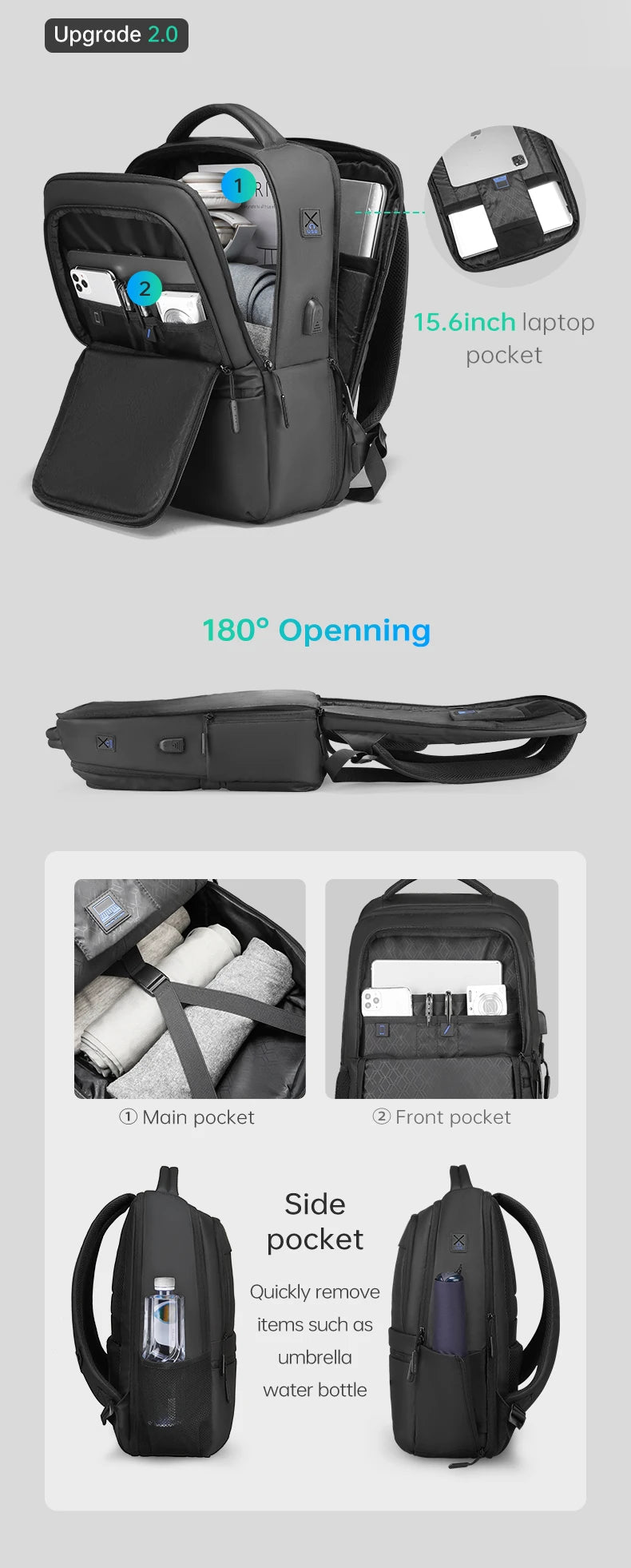 MARK RYDEN large bag original brand bags men’s travel backpack