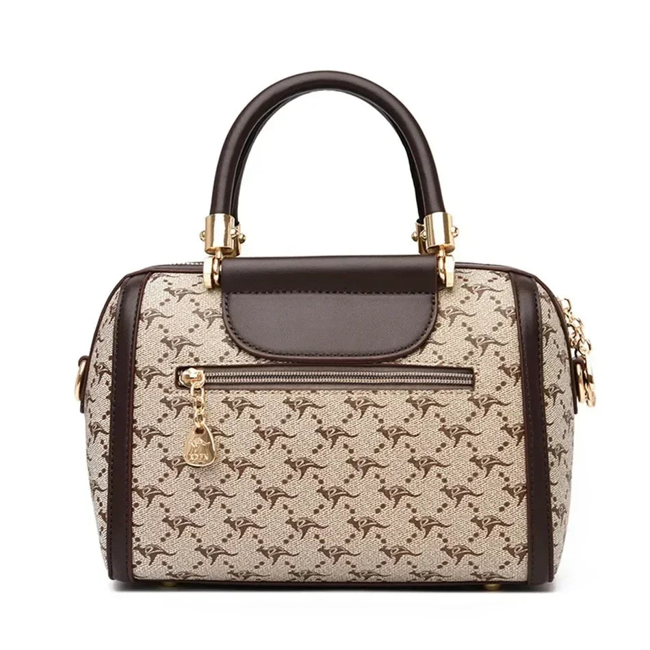 Sac à main effet crocodile – Élégance classique