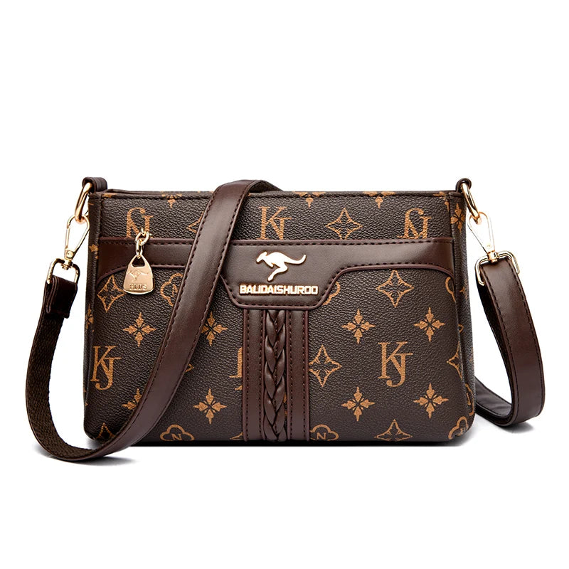 Sac bandoulière rétro en cuir