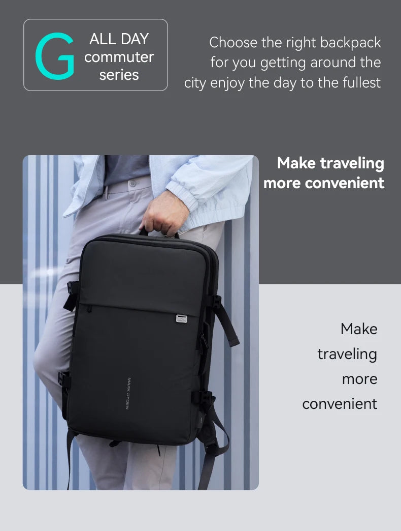 Mark Ryden Sac à dos de voyage grande capacité – Extensible et fonctionnel
