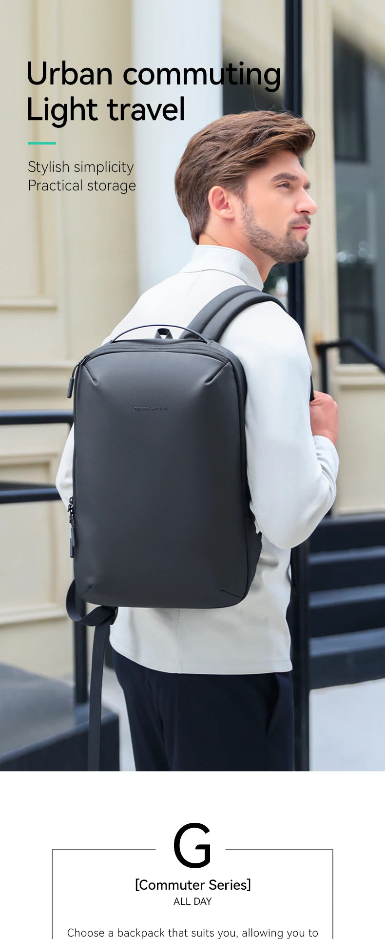 MARK RYDEN Male backpack waterproof bag airplane cabin backpack