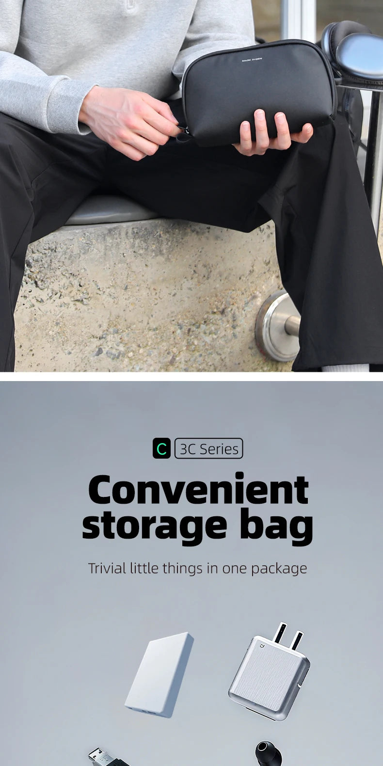 MARK RYDEN Toiletry Bag Travel Parcel Toiletries Organizer Bag