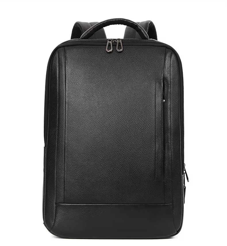 Genuine Leather Laptop Backpack – 15.6”