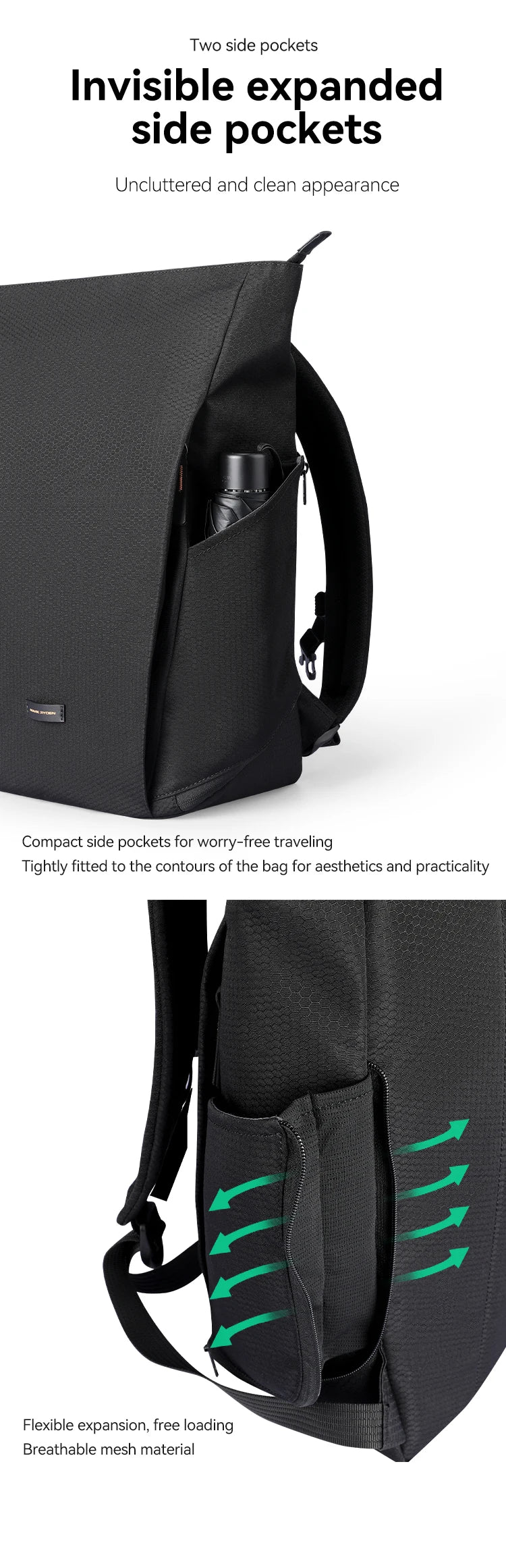 Mark Ryden Sac à dos multi-usage – Sport, mobilité et organisation