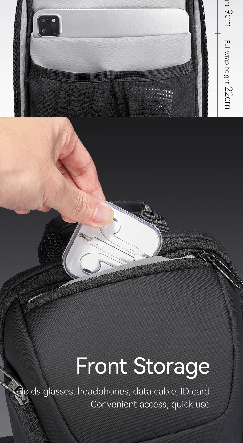 MARK RYDEN Crossbag Men's Chest Bag Waterproof  Functional Backpacks