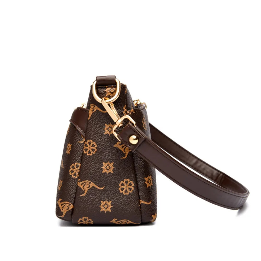 Sac bandoulière rétro en cuir