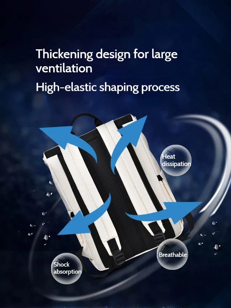 MARKROYAL Boys Laptop Backpack Large Capacity Flip Student Book Backpack Lightweight Travel Trendy Cool 15.6 Inch