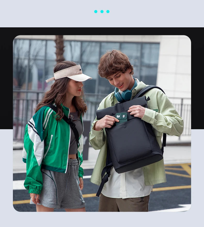 MarkRyden Sac à dos roll-top business – Design imperméable