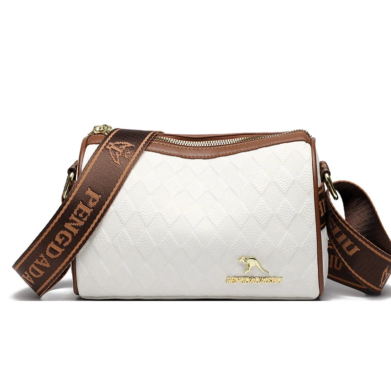 Sac à main en cuir, porté épaule et croisé