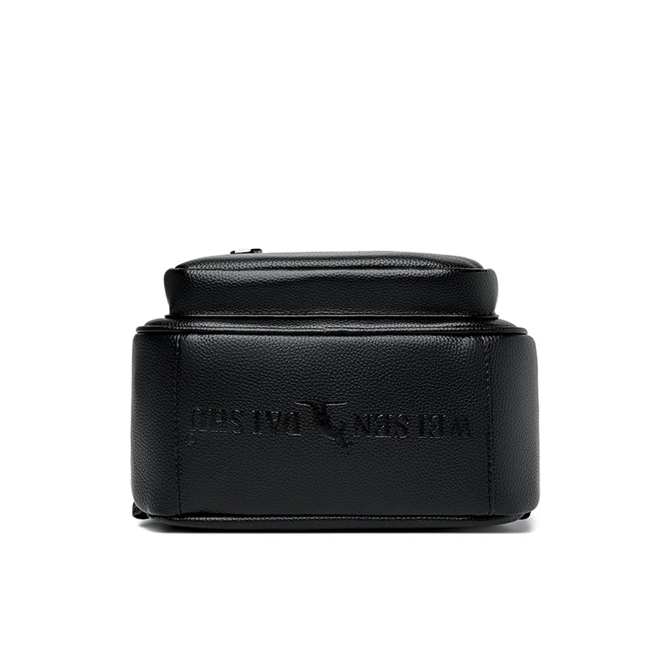 Sac à dos de voyage polyvalent en cuir