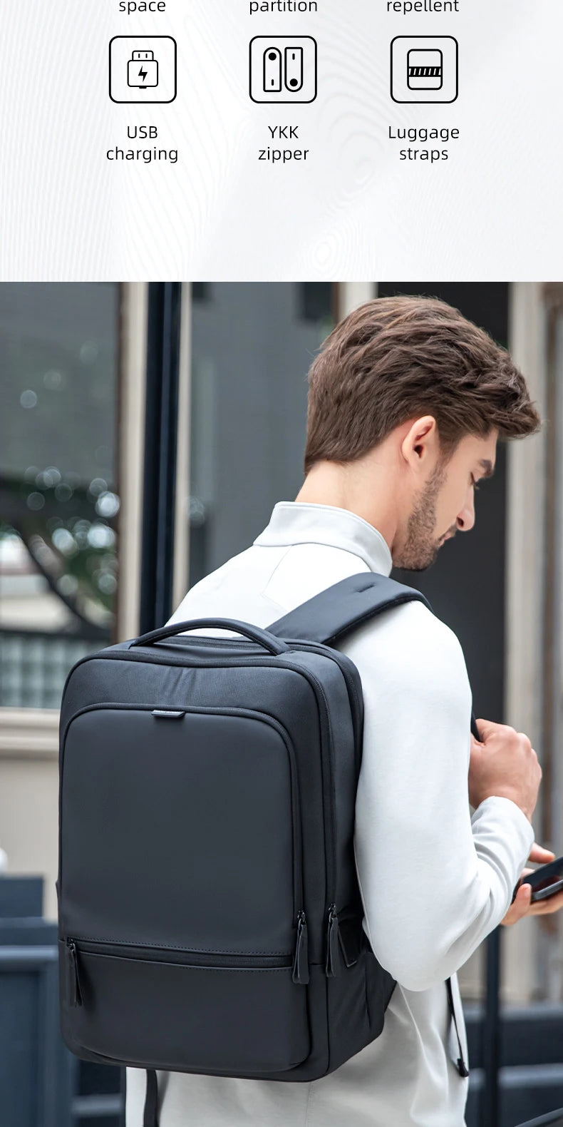 MARK RYDEN men‘s bag original brand bag laptop bag large backpack