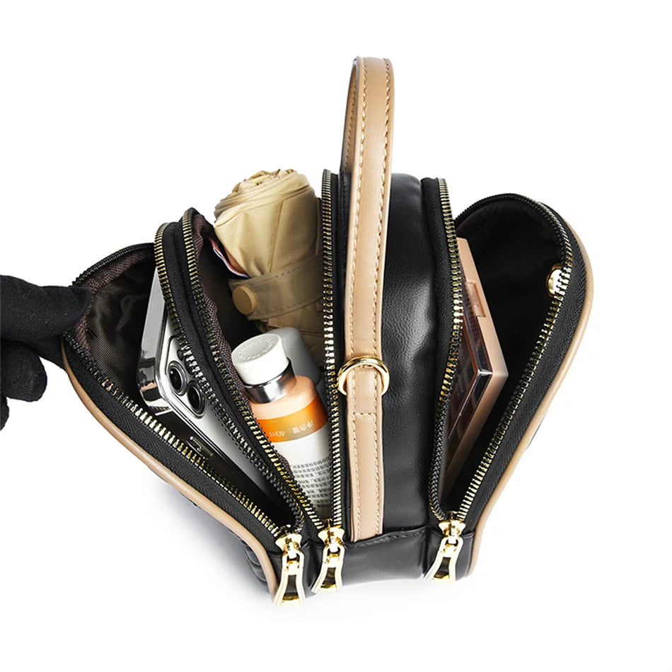 Sac à main urbain en cuir – Élégance et organisation