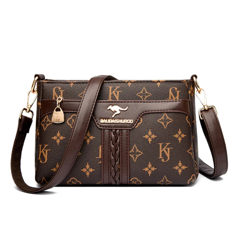 Sac bandoulière rétro en cuir