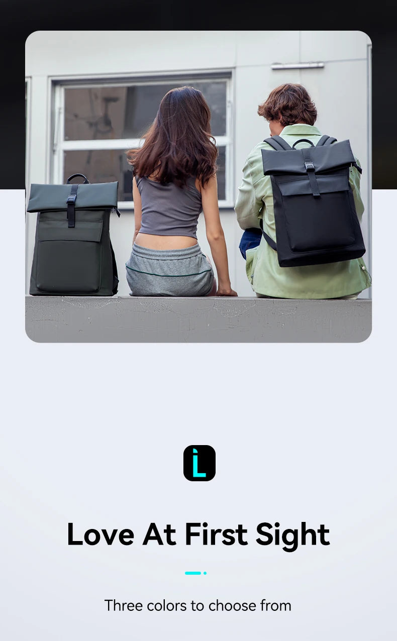 Mark Ryden Sac à dos roll-top professionnel – Ligne épurée