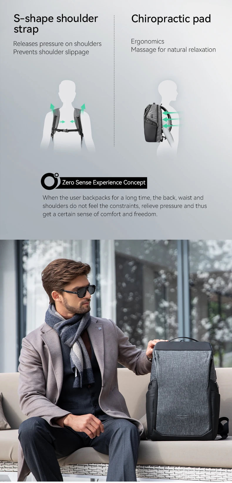 Mark Ryden Sac à dos grande capacité – Style business