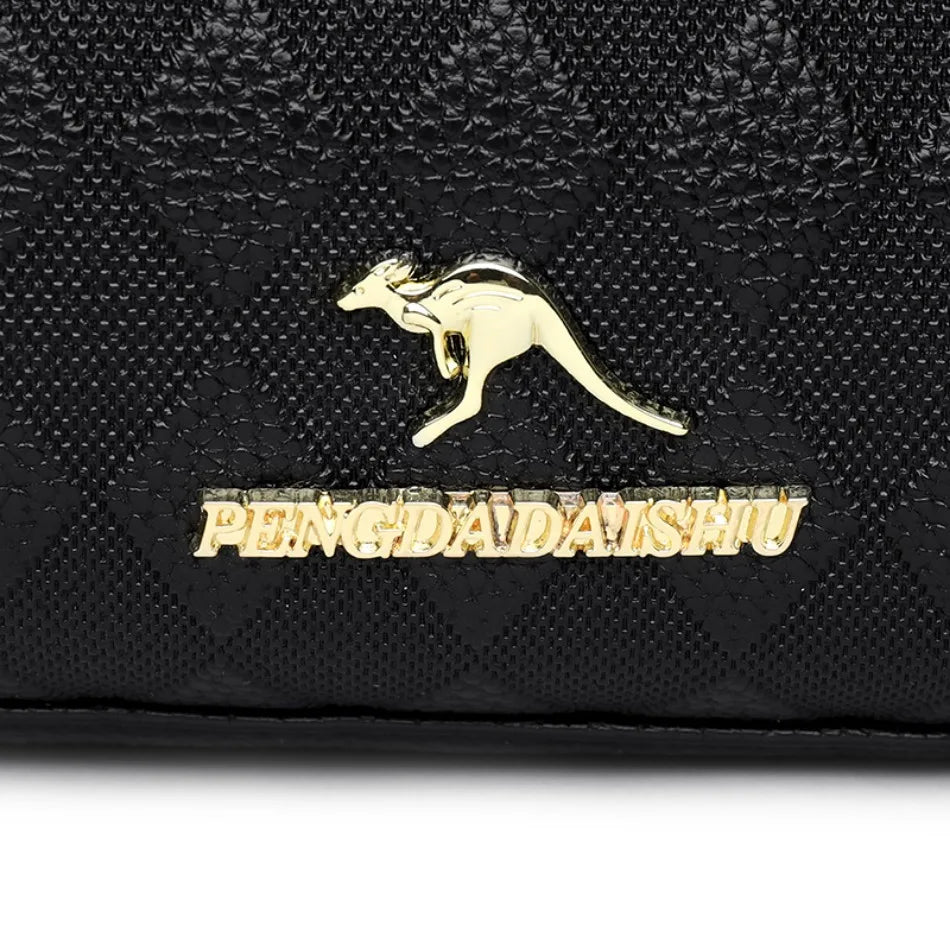 Sac à main en cuir, porté épaule et croisé