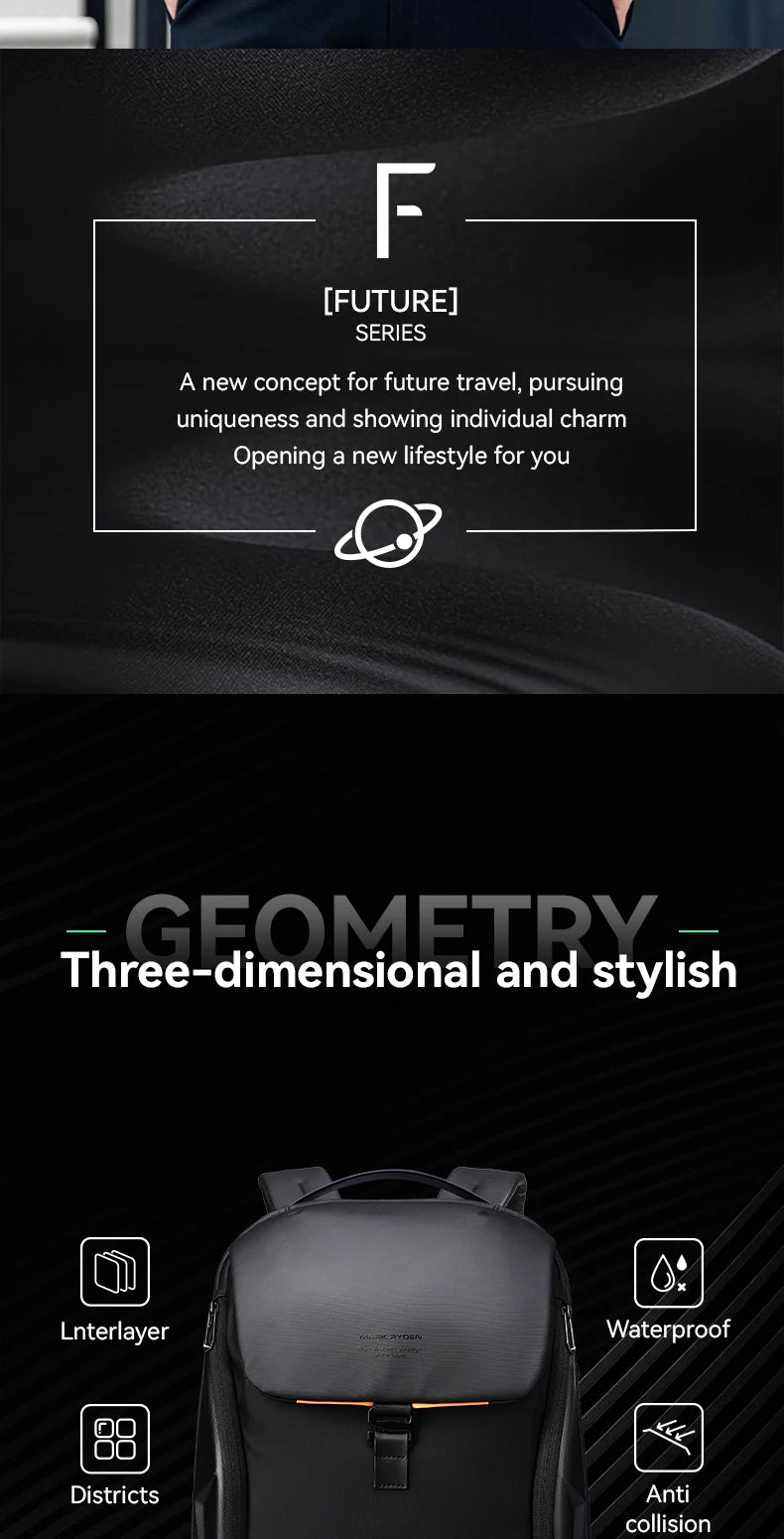 Mark Ryden Sac à dos business multi-poches – Protection et organisation