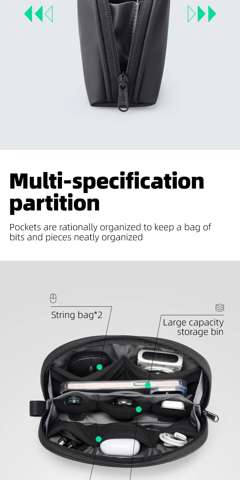 MARK RYDEN Toiletry Bag Travel Parcel Toiletries Organizer Bag