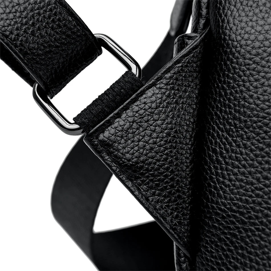 Sac à dos de voyage polyvalent en cuir