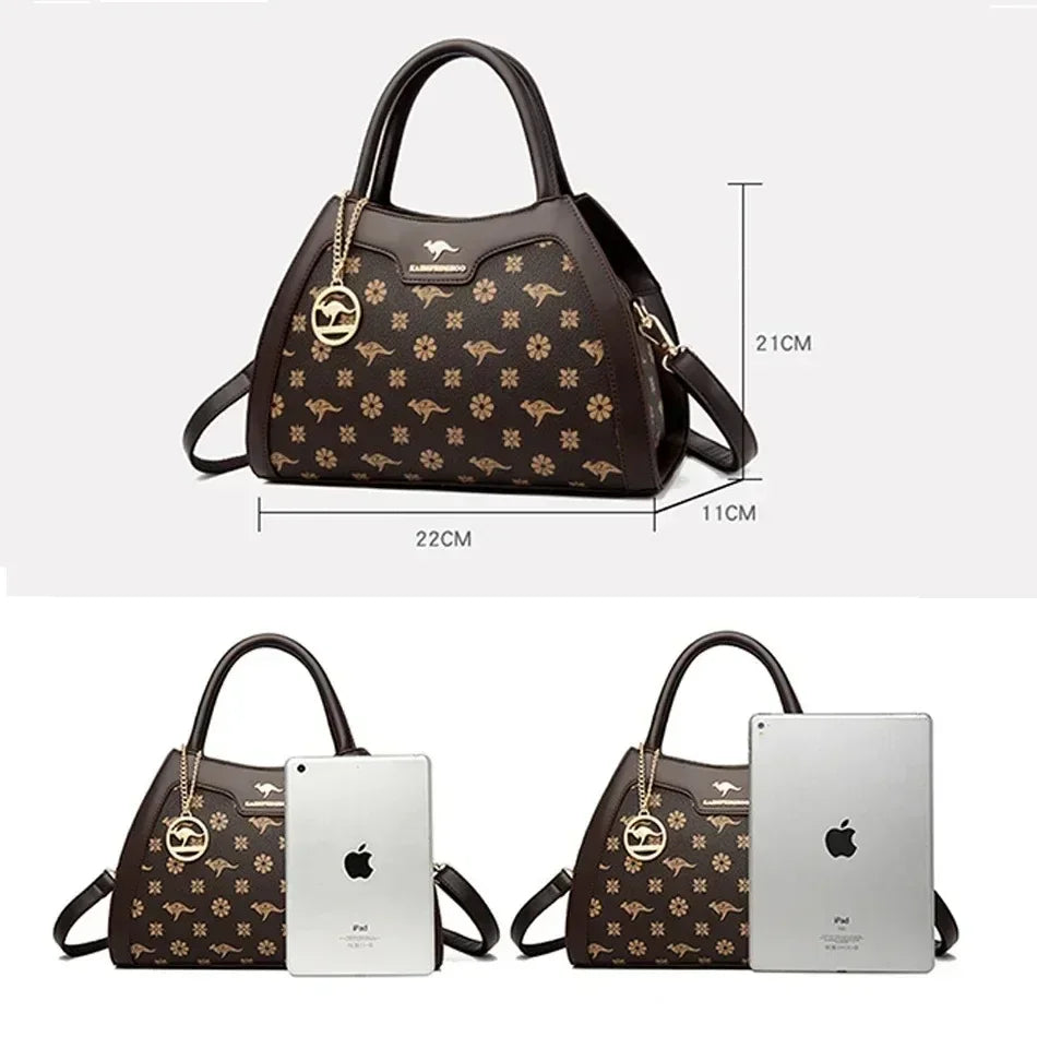 Sac à main effet crocodile – Élégance classique