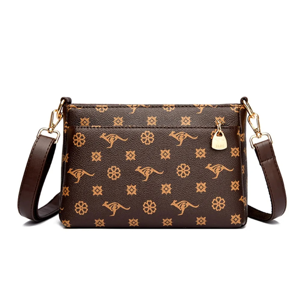 Sac bandoulière rétro en cuir