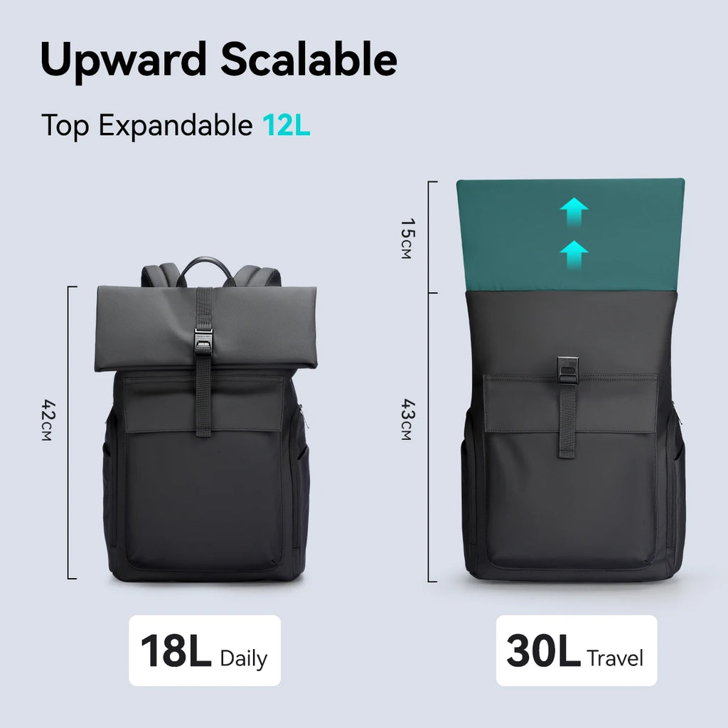 Mark Ryden Sac à dos roll-top professionnel – Ligne épurée