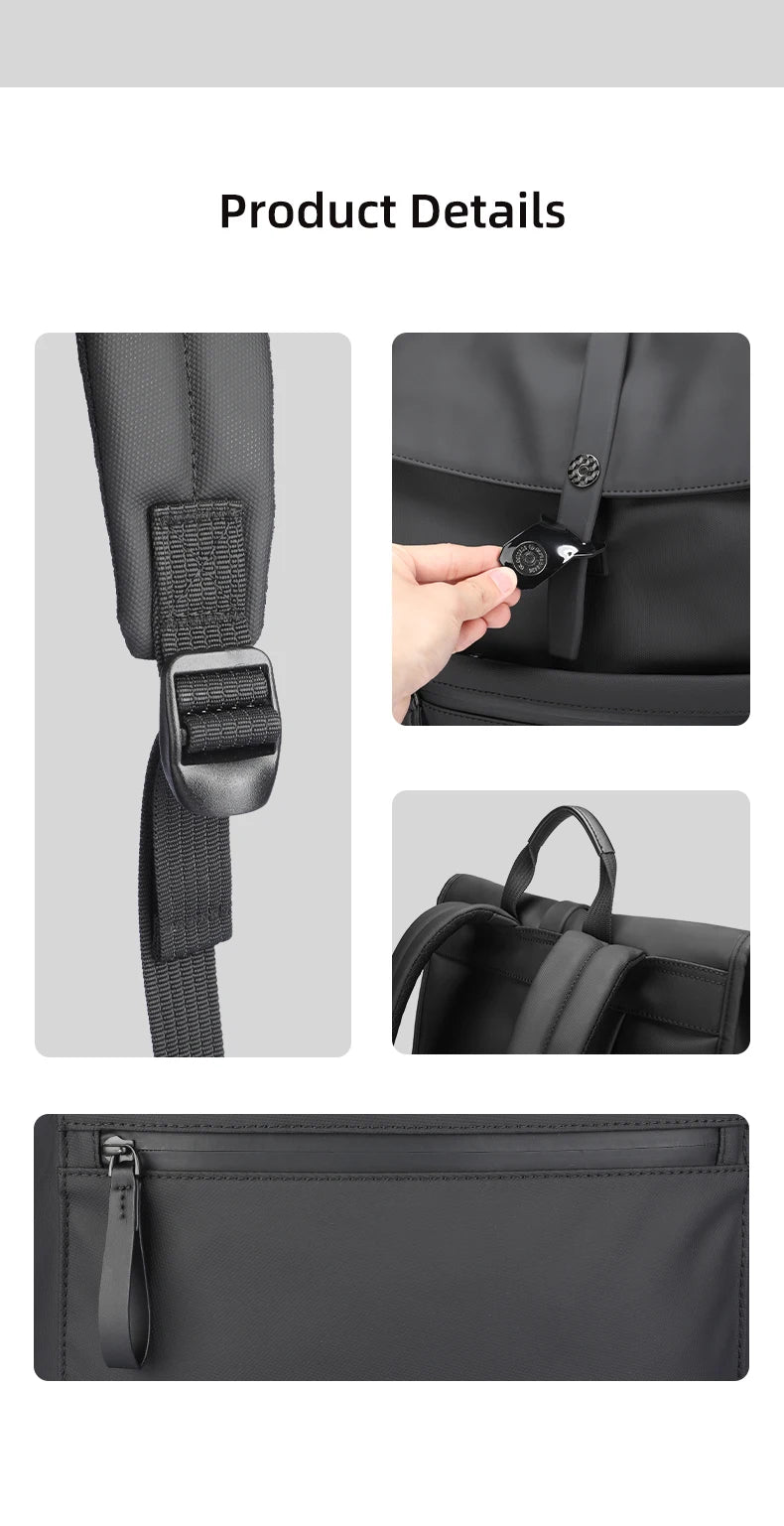 Mark Ryden Sac à dos en cuir – Style urbain et élégant