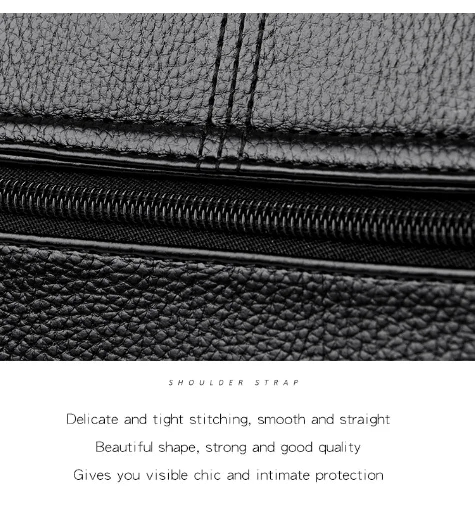 Sac à main en cuir à rabat, style urbain