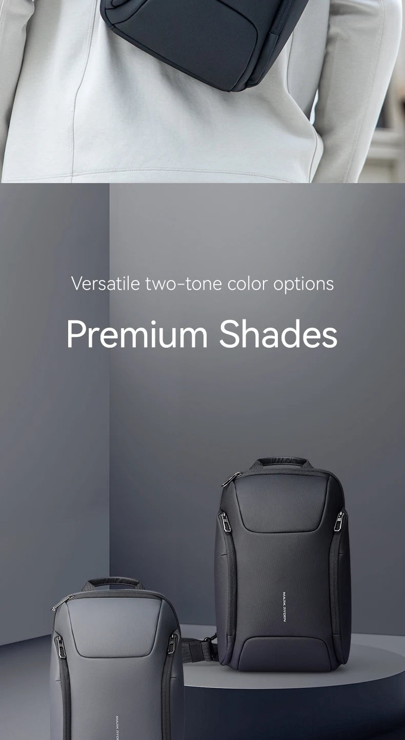 MARK RYDEN Crossbag Men's Chest Bag Waterproof  Functional Backpacks