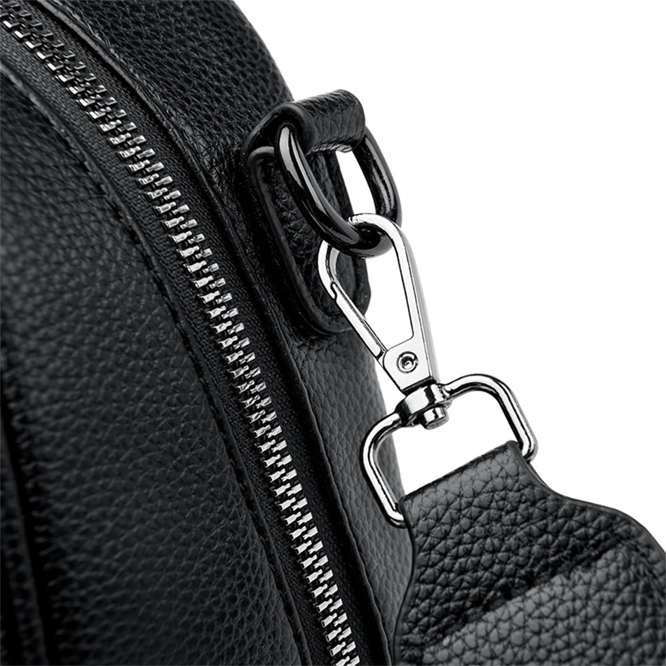 Sac à dos de voyage polyvalent en cuir