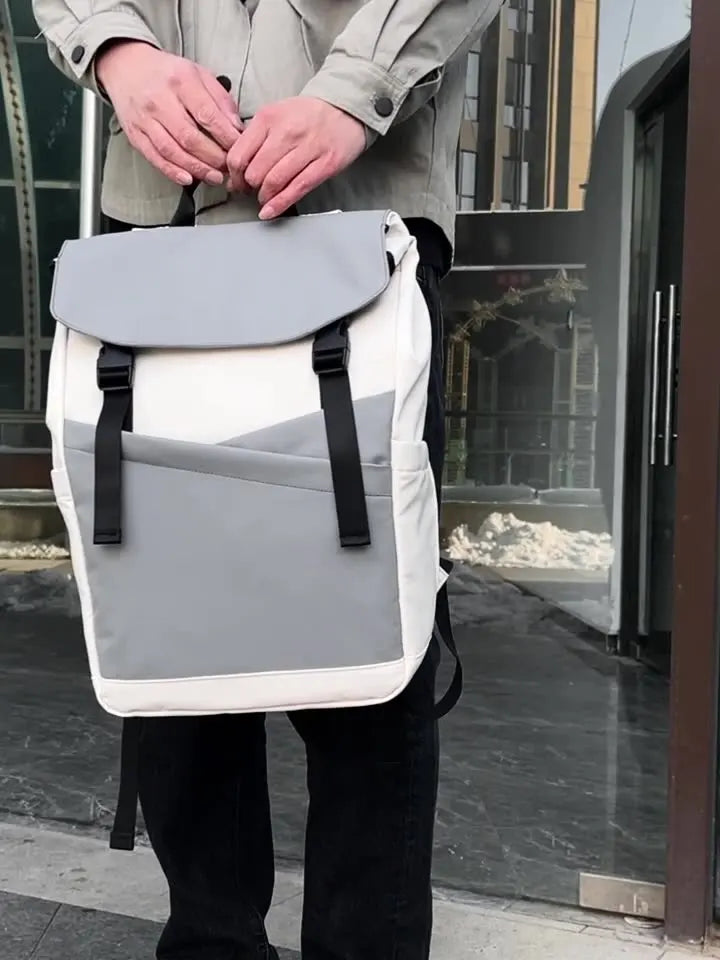 MARKROYAL Boys Laptop Backpack Large Capacity Flip Student Book Backpack Lightweight Travel Trendy Cool 15.6 Inch