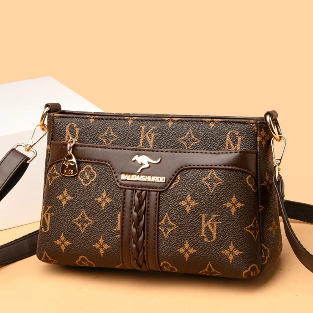 Sac bandoulière rétro en cuir