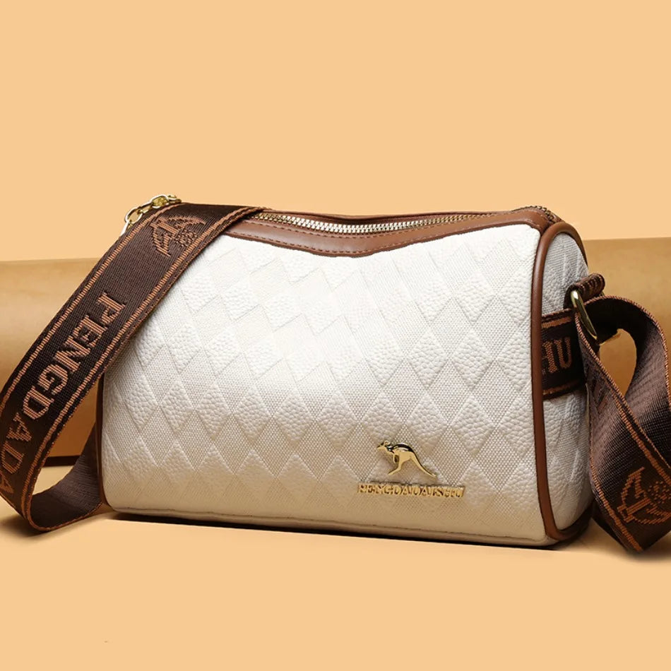 Sac à main en cuir, porté épaule et croisé