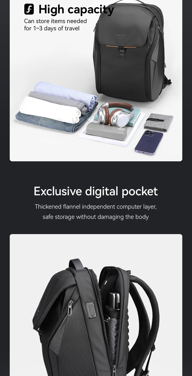 Mark Ryden Sac à dos business multi-poches – Protection et organisation