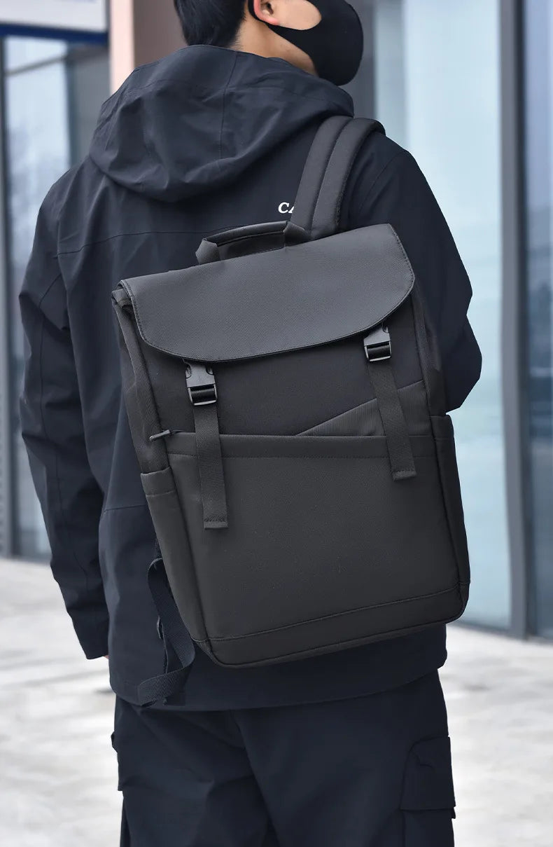 MARKROYAL Boys Laptop Backpack Large Capacity Flip Student Book Backpack Lightweight Travel Trendy Cool 15.6 Inch