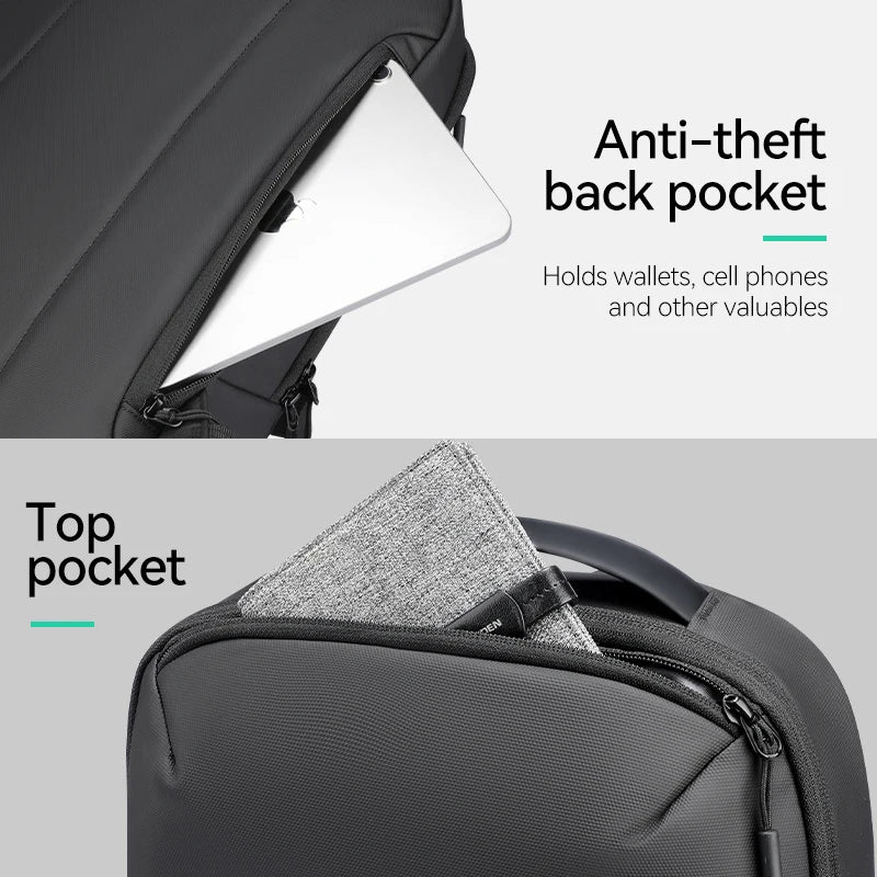 MARK RYDEN Male backpack waterproof bag airplane cabin backpack