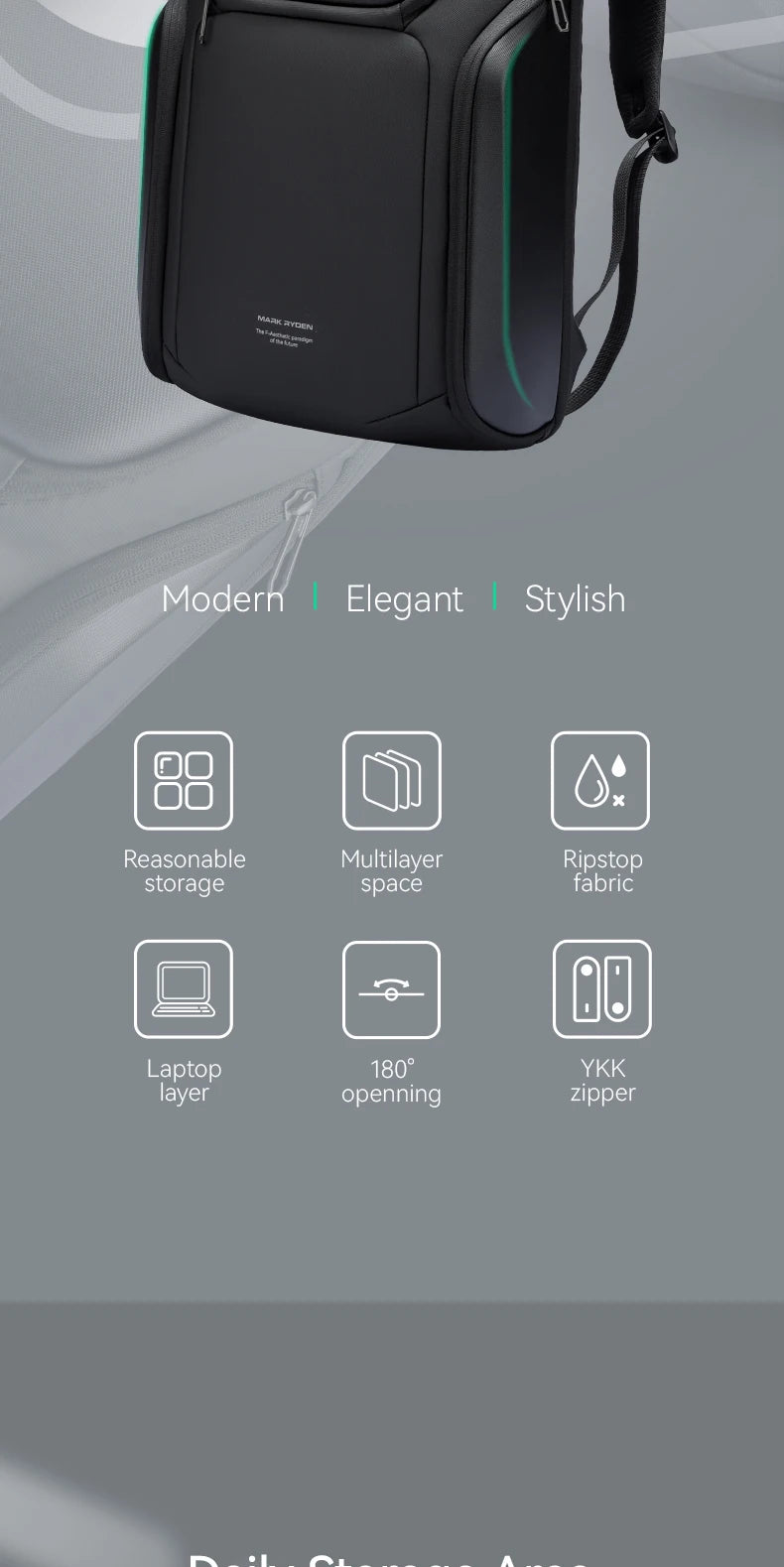 Mark Ryden 360 Protection Laptop Backpack Travel Original Brand Bag