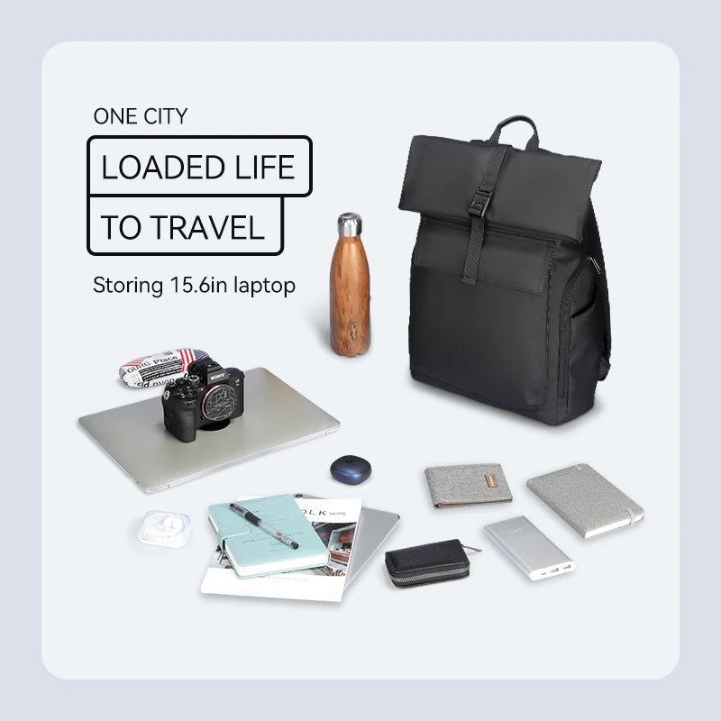 Mark Ryden Sac à dos roll-top professionnel – Ligne épurée