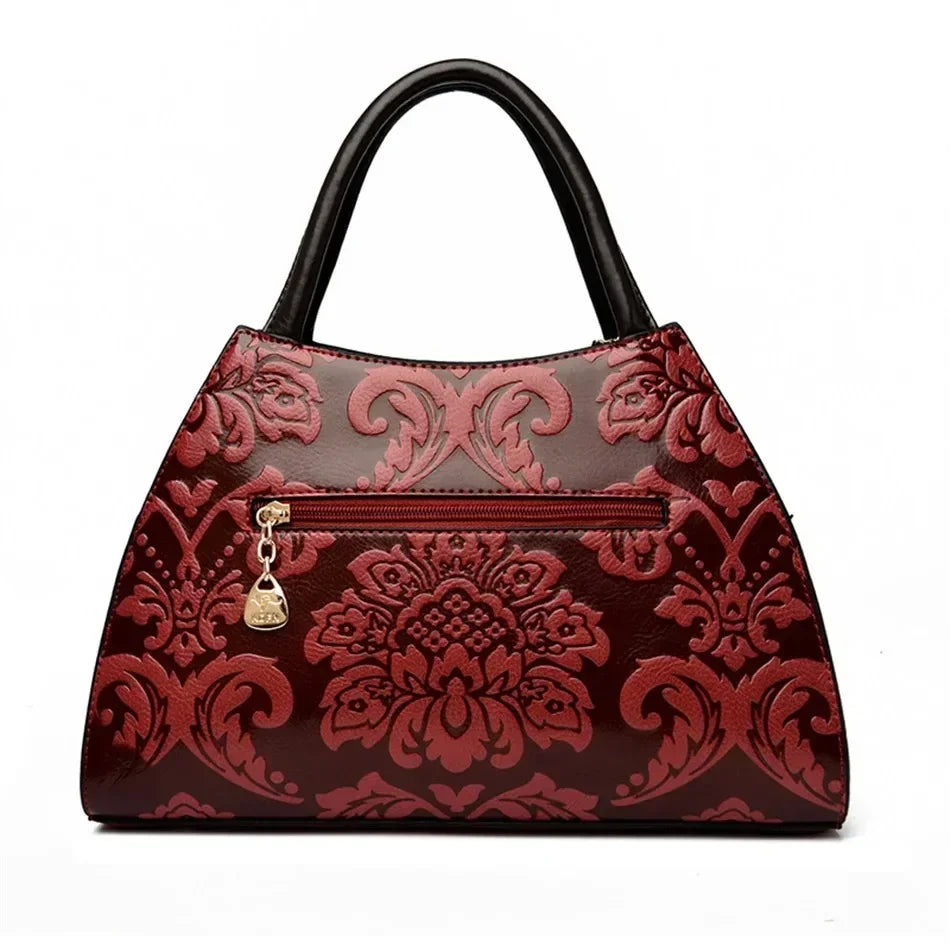 Sac à main effet crocodile – Élégance classique