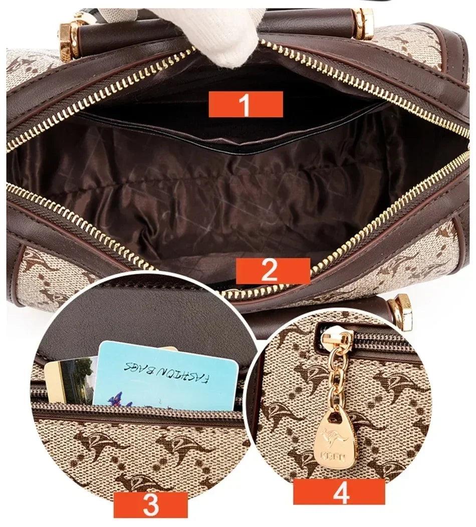 Sac à main effet crocodile – Élégance classique