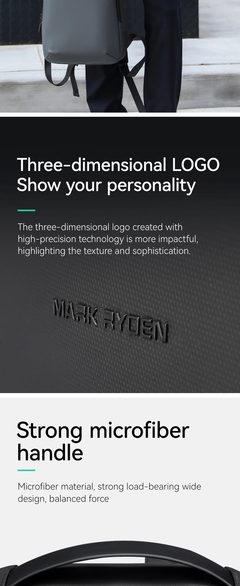 MARK RYDEN Male backpack waterproof bag airplane cabin backpack