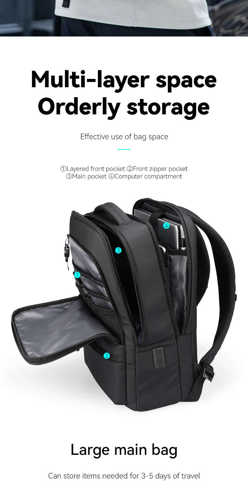 MARK RYDEN men‘s bag original brand bag laptop bag large backpack