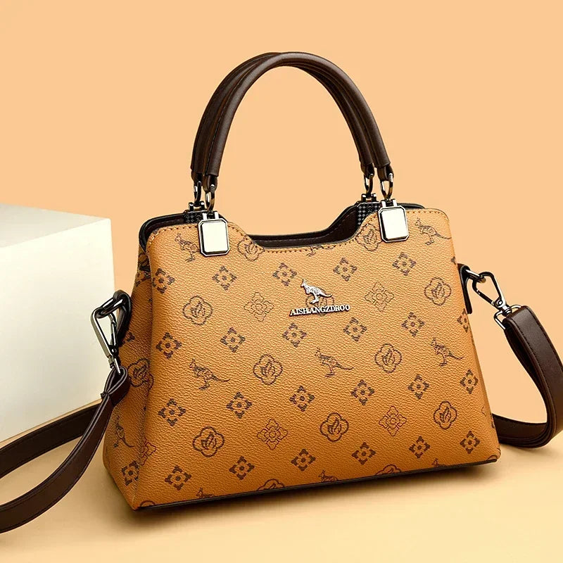 Sac à main effet crocodile – Élégance classique