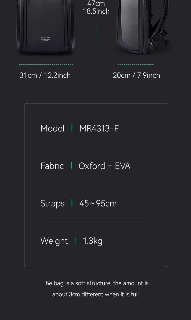 Mark Ryden 360 Protection Laptop Backpack Travel Original Brand Bag