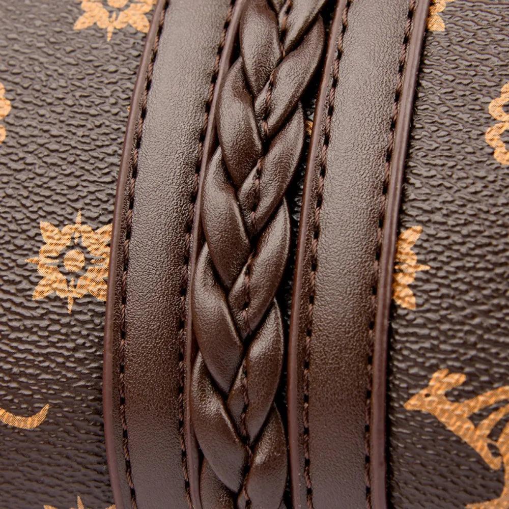 Sac bandoulière rétro en cuir