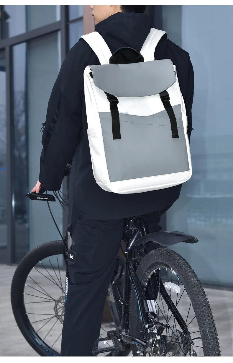 MARKROYAL Boys Laptop Backpack Large Capacity Flip Student Book Backpack Lightweight Travel Trendy Cool 15.6 Inch