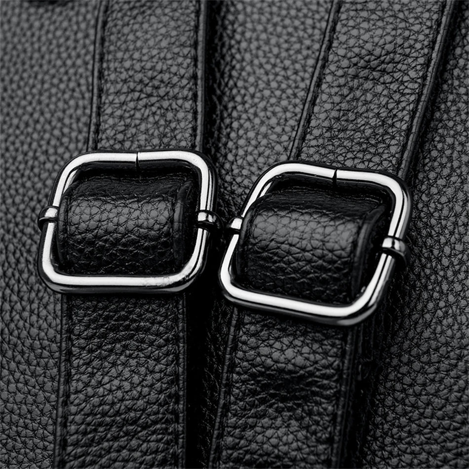 Sac à dos de voyage polyvalent en cuir