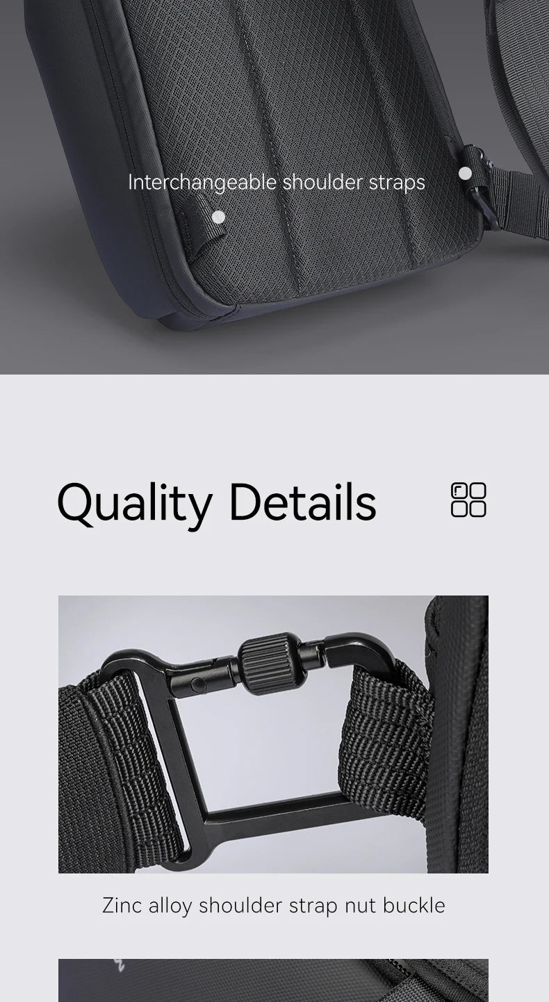 MARK RYDEN Crossbag Men's Chest Bag Waterproof  Functional Backpacks