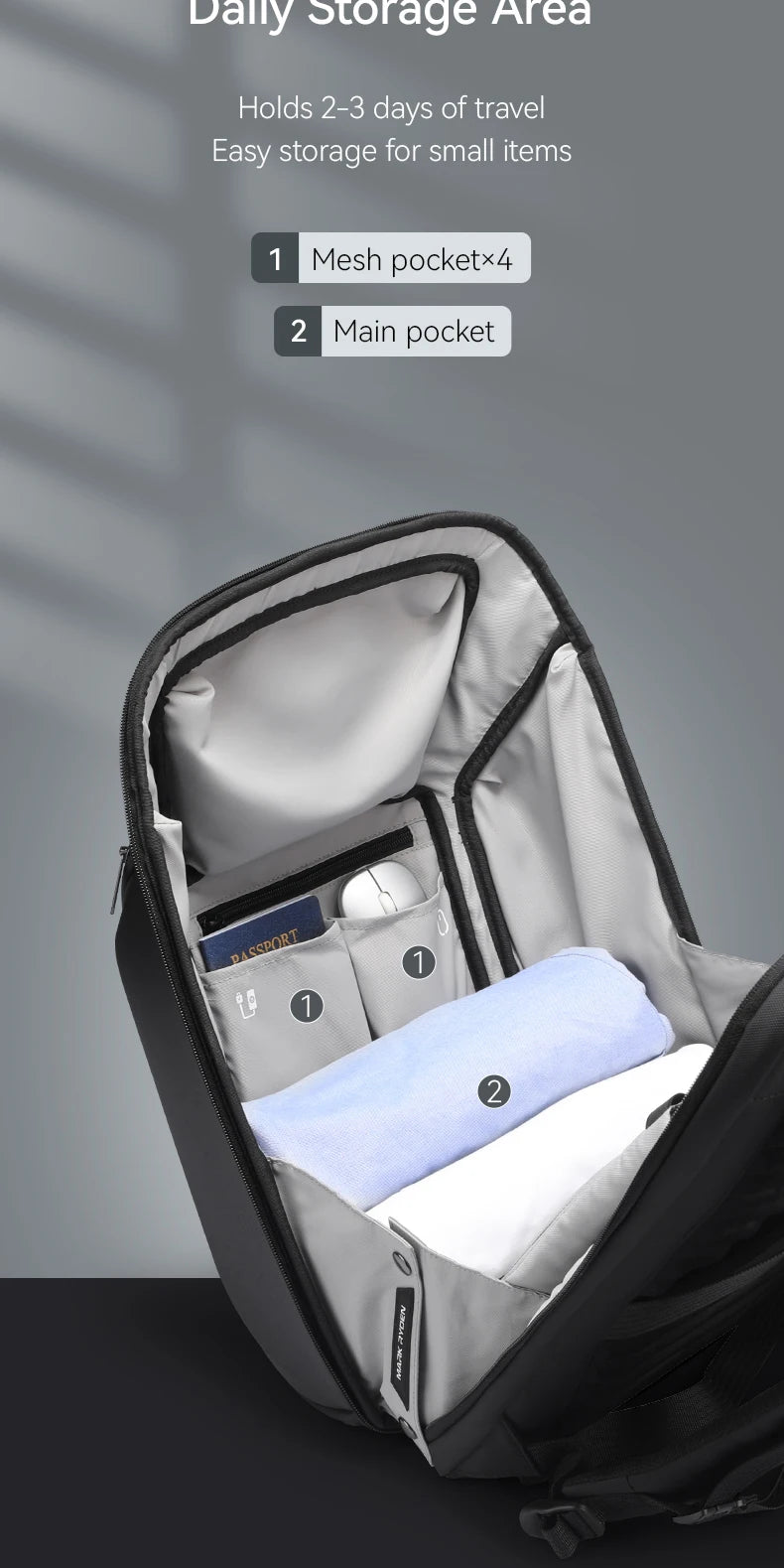 Mark Ryden 360 Protection Laptop Backpack Travel Original Brand Bag