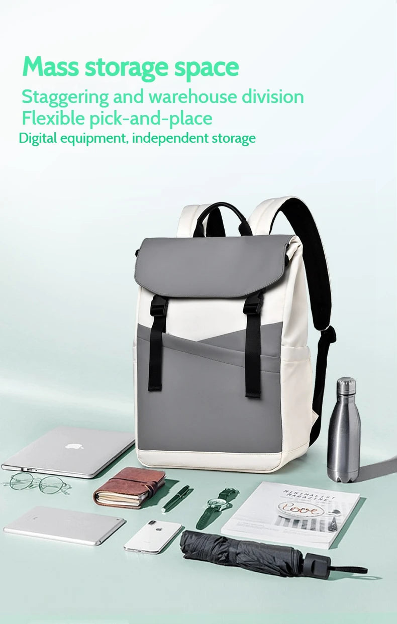 MARKROYAL Boys Laptop Backpack Large Capacity Flip Student Book Backpack Lightweight Travel Trendy Cool 15.6 Inch